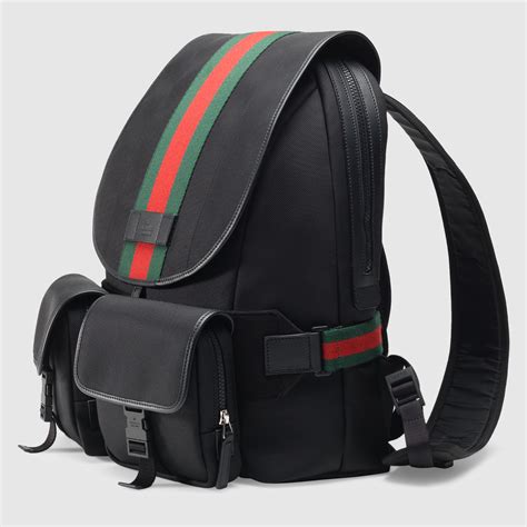 cheap gucci backpack men's|Gucci print backpack for men.